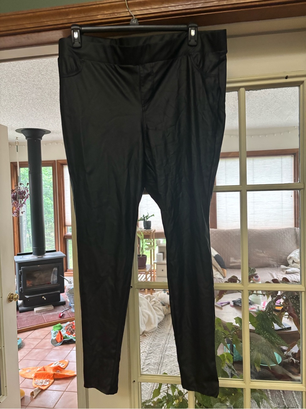 torrid Black Faux Leather Women's Pants - leggings